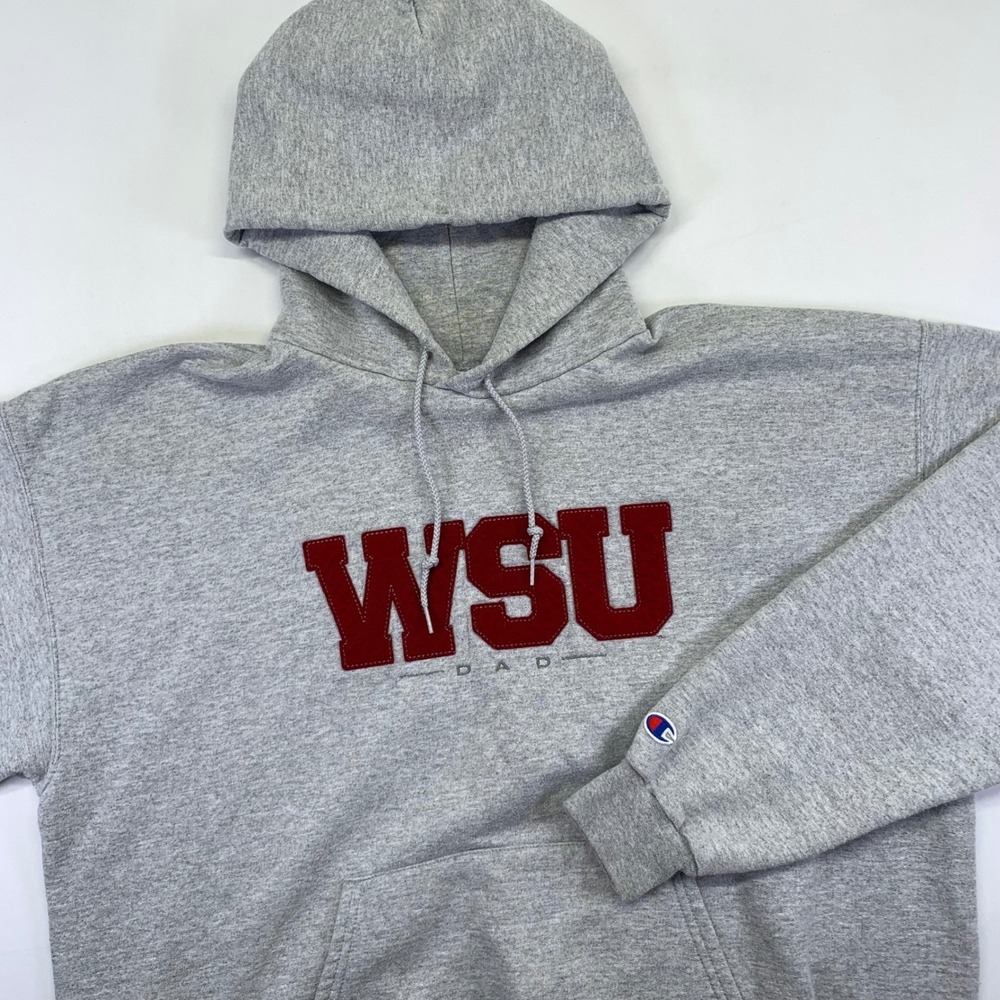 Vintage Champion WSU Dad Hoodie XL Mens Sweatshirt Washington State University‎